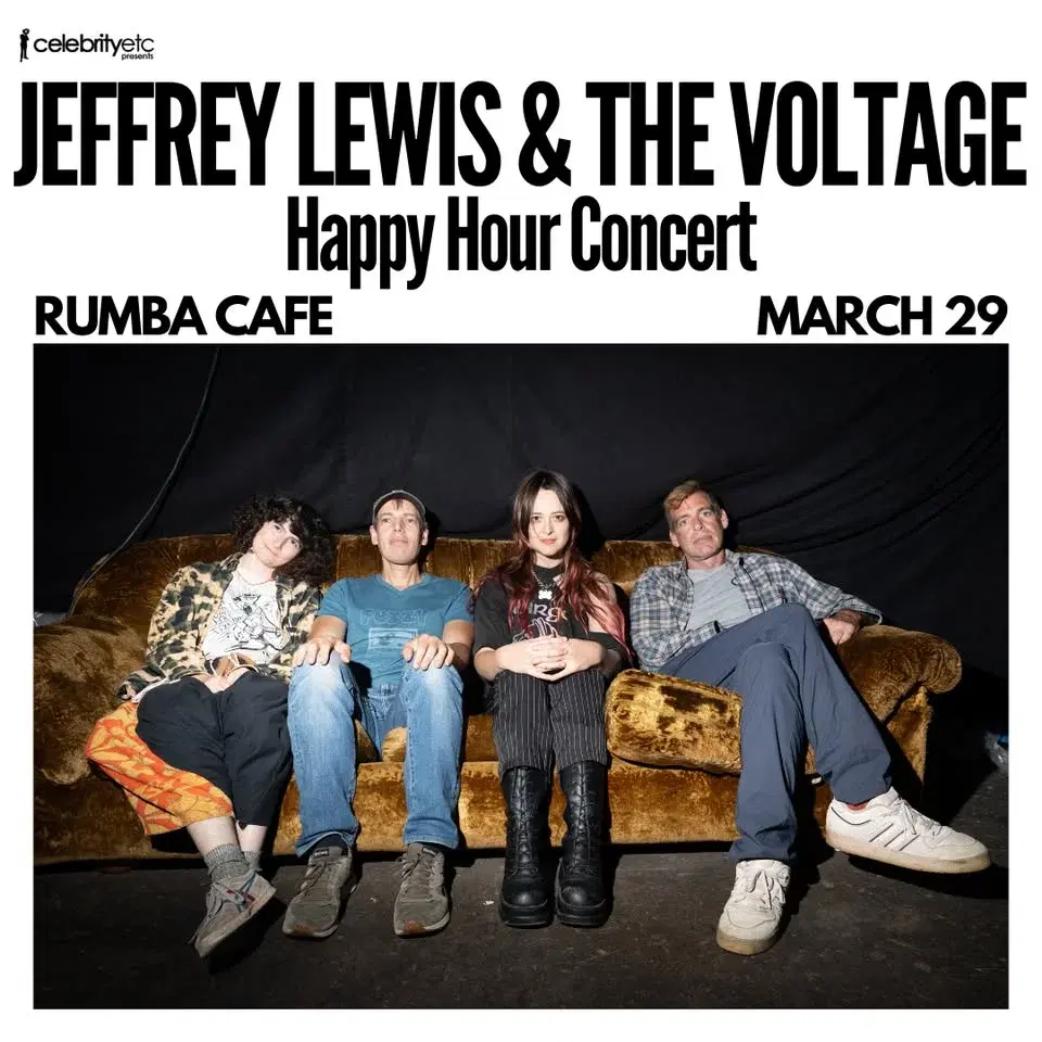 Jeffrey Lewis & The Voltage Happy Hour Concert