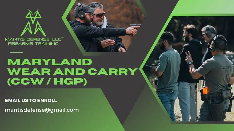 Maryland Wear and Carry April 18th & 19th (Sat & Sun)
