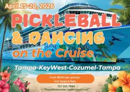 Pickleball & Dancing on the Cruise