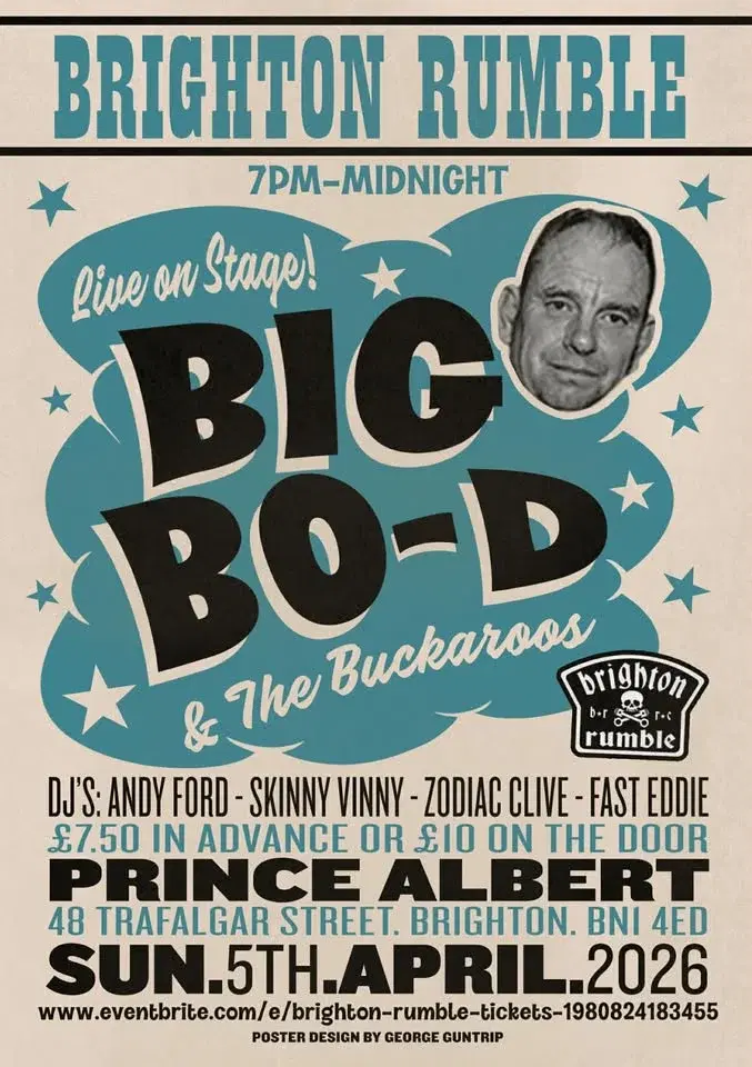 BRRC Presents Rockin BIG BO - D & THE BUCKAROOS & 4 Rockin DJs