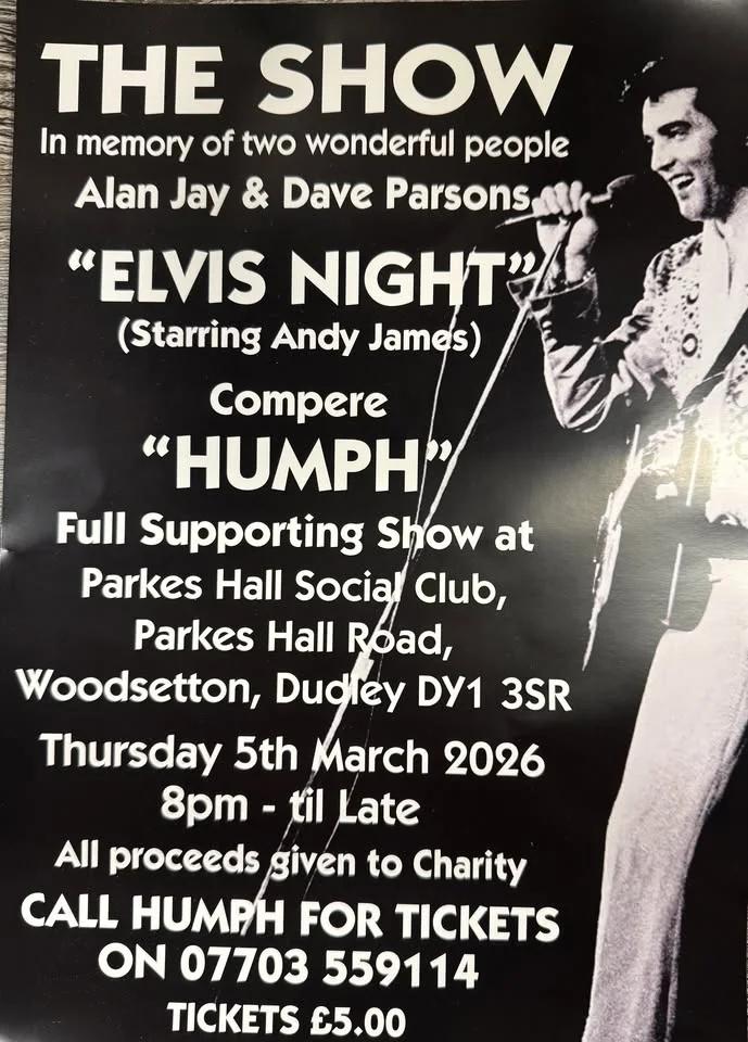 Elvis Night ( starring Andy James)