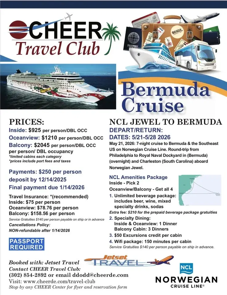 CRUISE to Bermuda & Charleston, SC