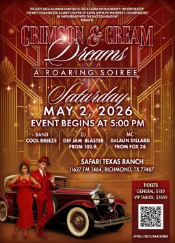 Crimson & Cream Dreams: A Roaring Soiree