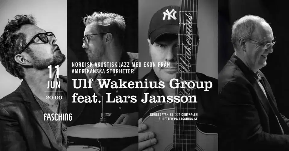 Ulf Wakenius Group feat Lars Jansson | Fasching, Stockholm