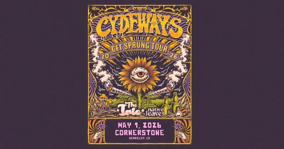 Cydeways with The Irie and Native Leaves live at Cornerstone Berkeley!