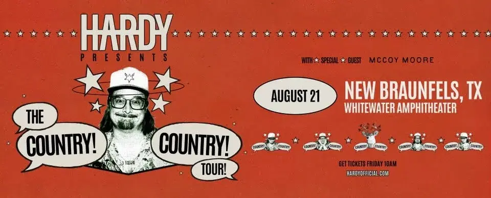 HARDY: THE COUNTRY! COUNTRY! TOUR!