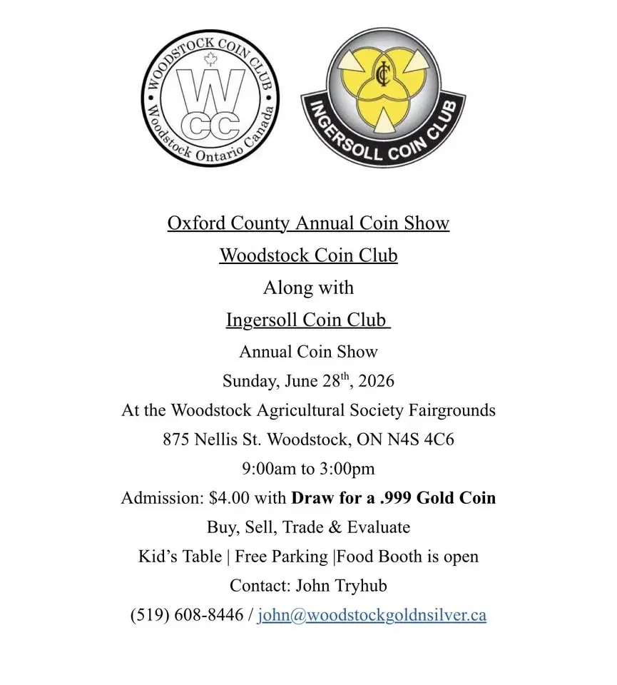Oxford County Annual Coin Show