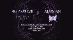 Spring Of Doom in Brno: Marianas Rest / Aeonian Sorrow / Wooden Veins / Suffer Yourself