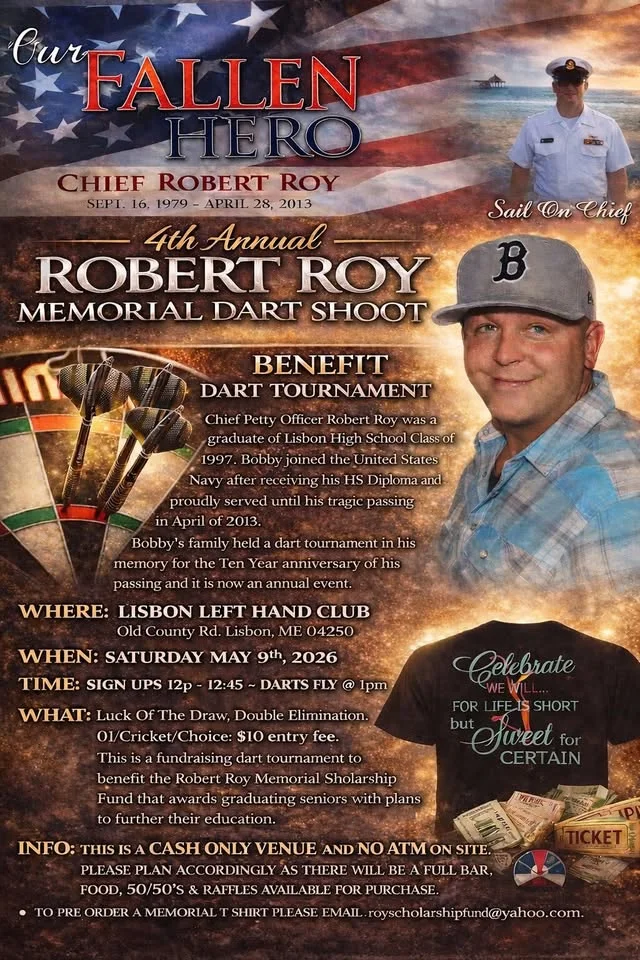 4th Annual Robert Roy Memorial Dart Shoot