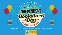 Save the Date: Independent Bookstore Day at Blue House Books