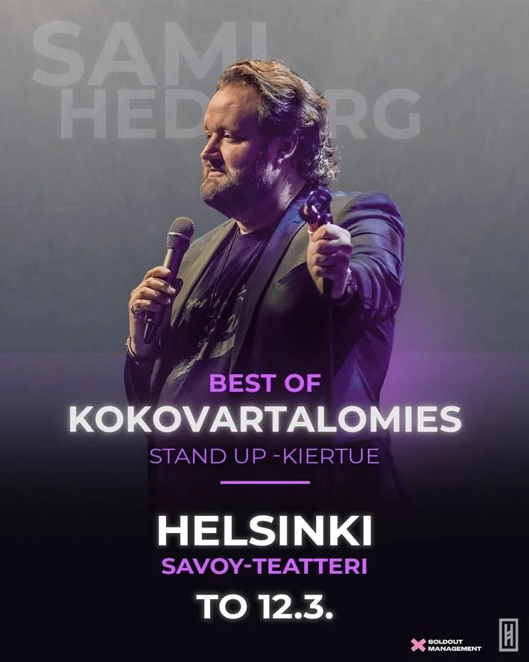 Sami Hedberg - Best of Kokovartalomies / Helsinki, Savoy-teatteri