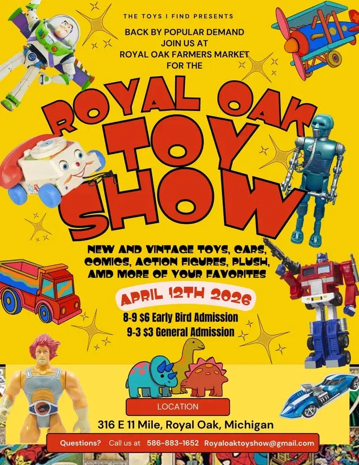 Royal Oak Toy Show - 2026