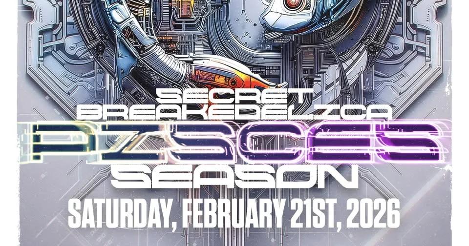 ♓️ Secret Breakedelica: PISCES SEASON co-hosted by Fraktured SF and Metamorphosis Presents 🎏