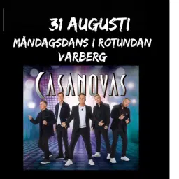 Måndagsdans till Casanovas i Varberg 31 augusti 2026