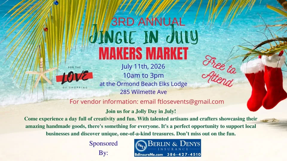 3rd Annual Jingle in July Makers Market