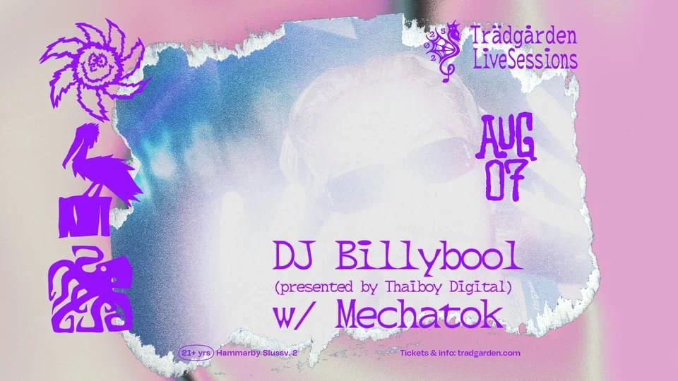 đ§ DJ Billybool (presenterat av Thaiboy Digital) w/ Mechatok pĂ„ TrĂ€dgĂ„rden đ¶