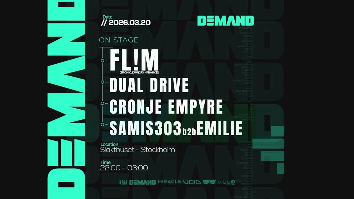 DEMAND w/ FL!M + 90s hits