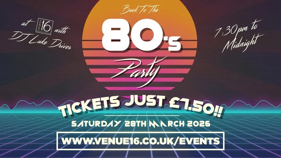 Back to the 80's Party!