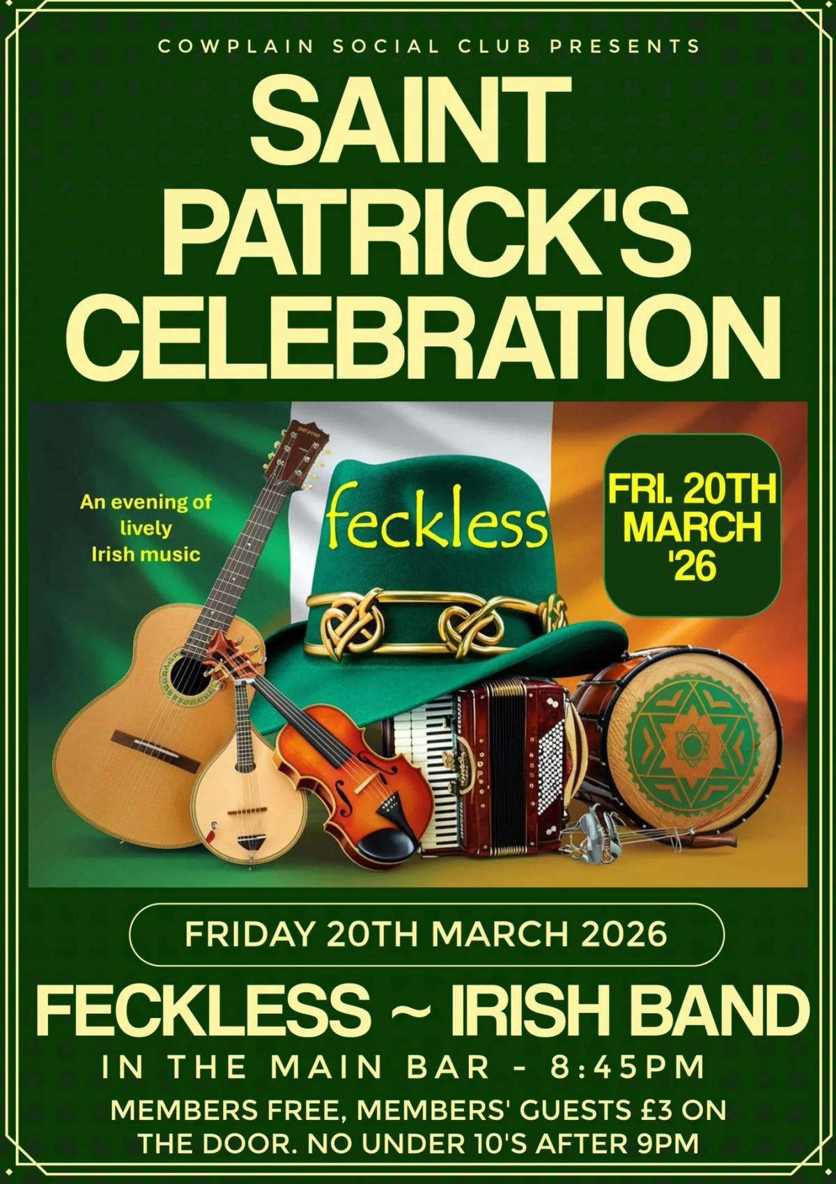Feckless ~ Irish Band for St. Patrick's Day! 🍀🥃