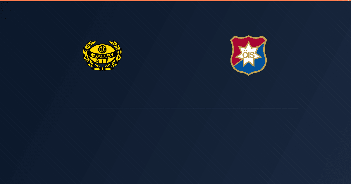 Mjällby vs Örgryte