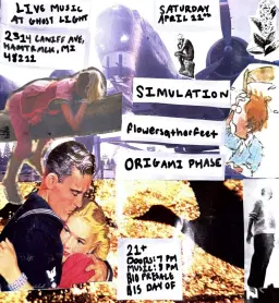 Simulation, flowersatherfeet, and Origami Phase at Ghost Light