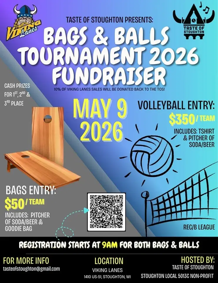 Taste of Stoughton Bags & Balls Fundraiser 2026