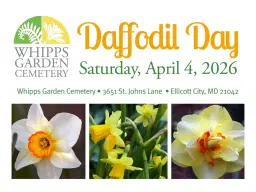 Annual Daffodil Day Celebration