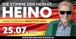 Heino - Made in Germany Solo-Tour 2026 auf der Waldbühne Rügen