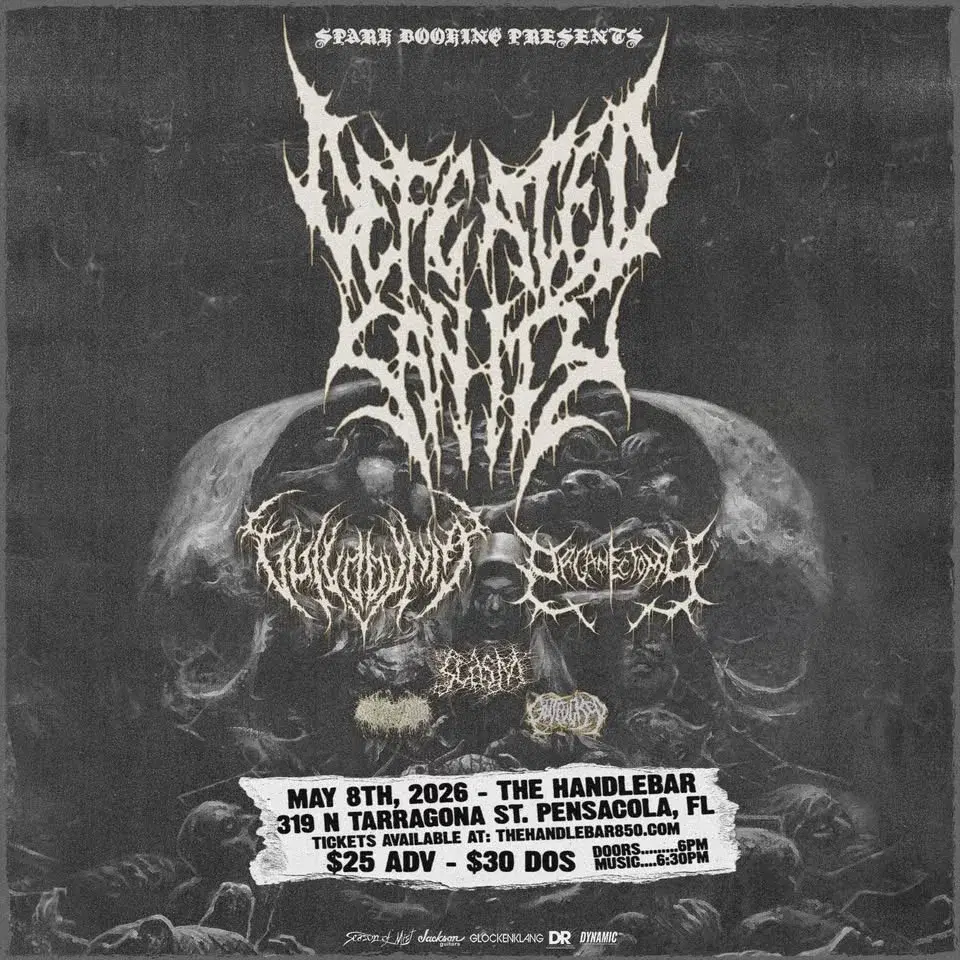 Defeated Sanity, Vulvodynia, Organectomy, Scasm, & More at The Handlebar