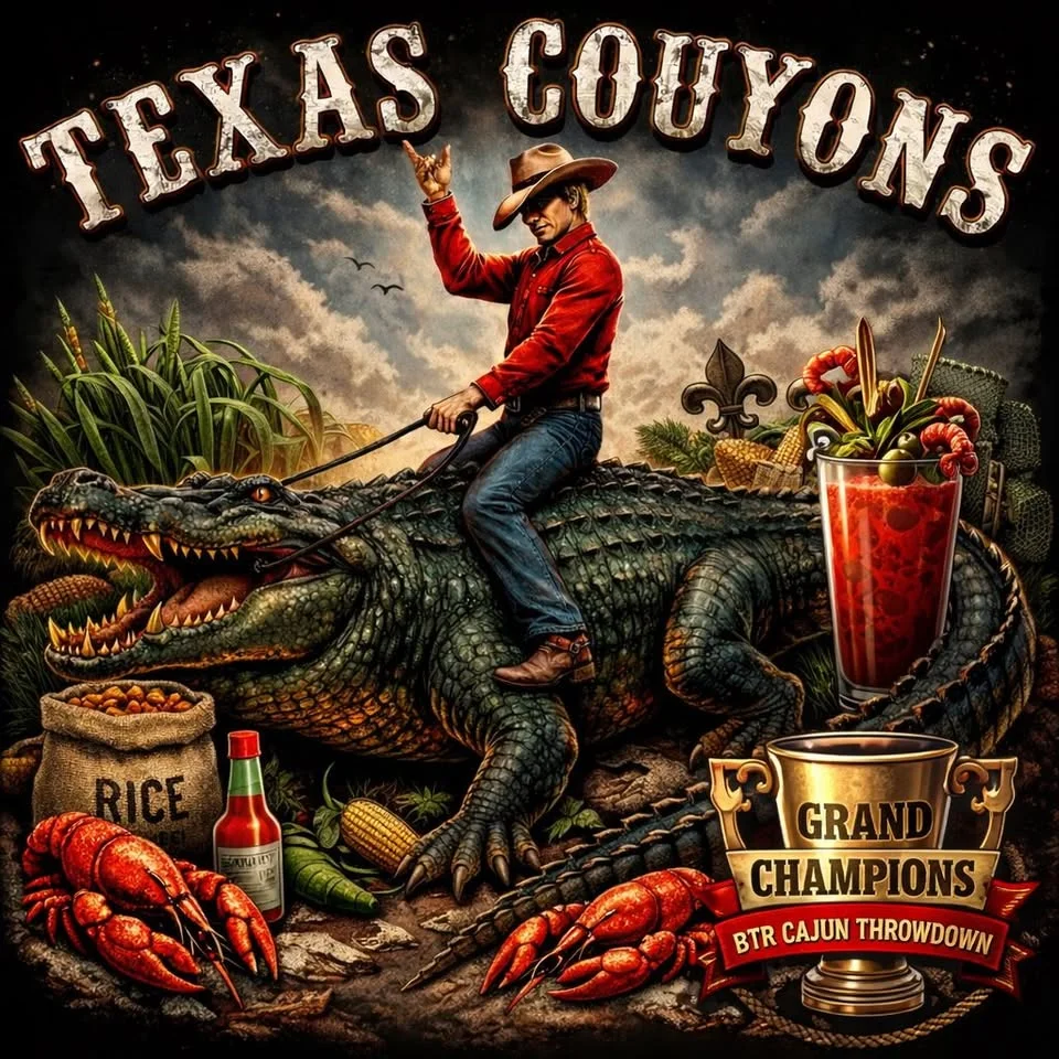 Texas couyon tent @BTR Cajun throwdown