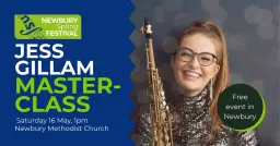Jess Gillam Masterclass | Newbury Spring Festival | FREE EVENT IN NEWBURY