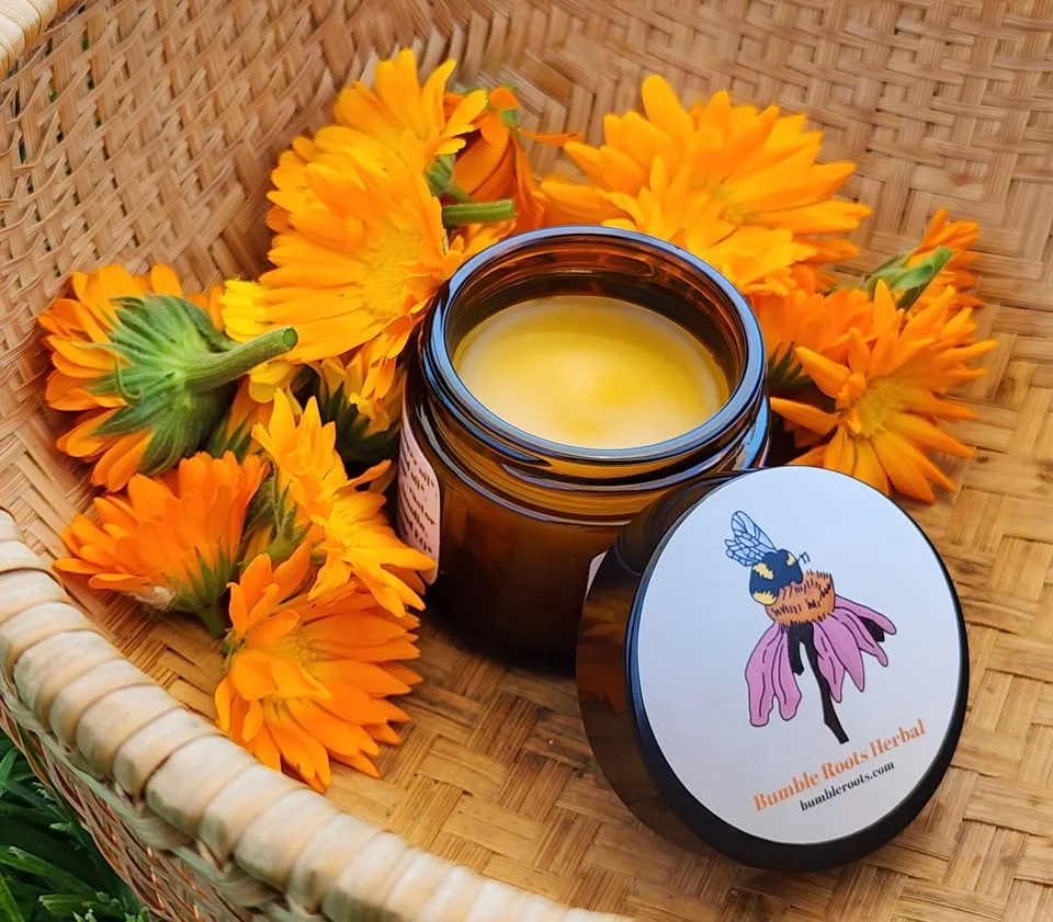 Clip & Calendula Salve Making