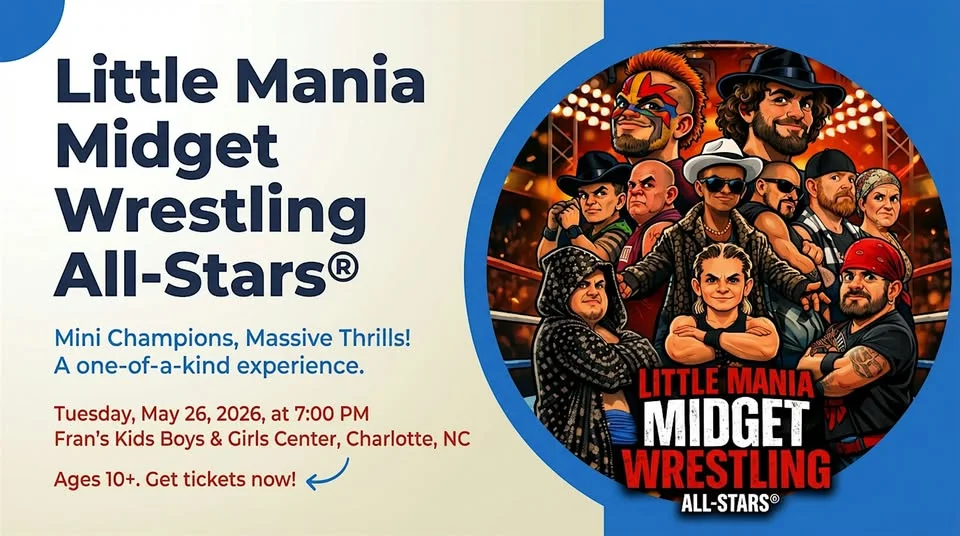 Little Mania Wrestling: Big Action, Tiny Wrestlers in Charlotte, NC!