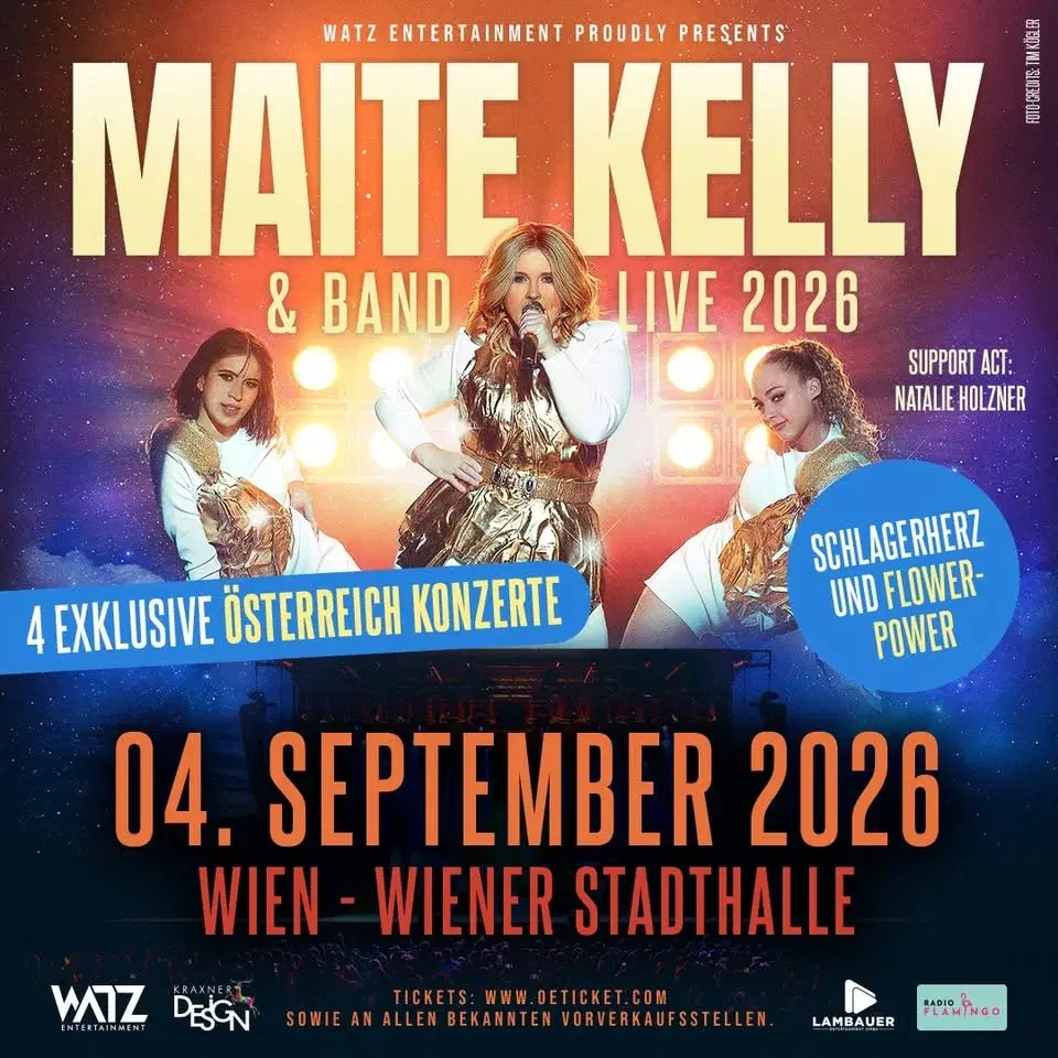 MAITE KELLY & BAND LIVE 2026 | WIEN | 04.09.2026