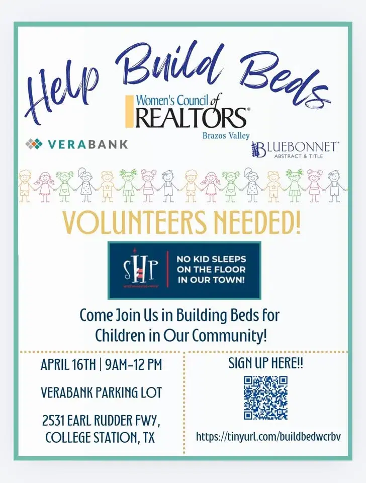 Women’s Council of Brazos Valley/Sleep in Heavenly Peace “Build A Bed”
