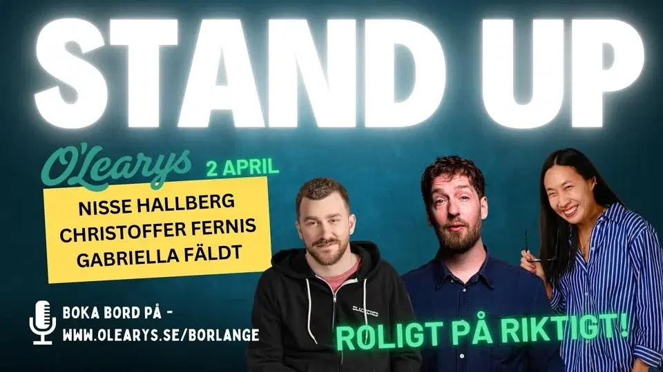 STAND UP på OLEARYS!