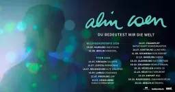 Alin Coen | Berlin | „Du bedeutest mir die Welt“-Tour | Berlin
