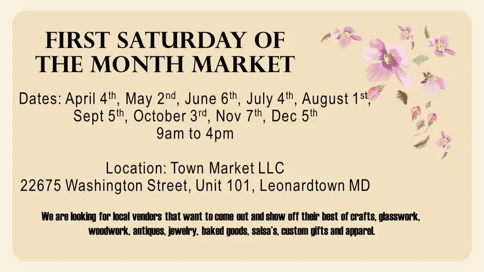 First Saturday of the Month Market Series