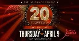Estilo Dance Studio 20th Anniversary Save the Date