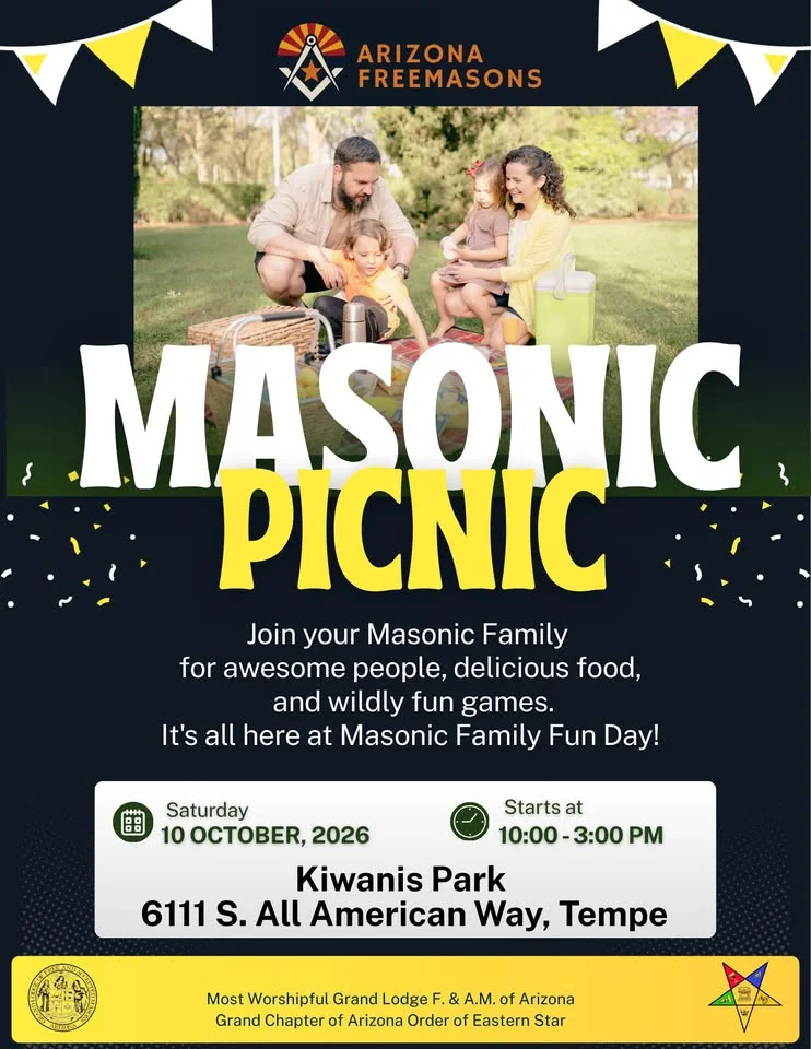 2026 Masonic Family Picnic SAVE THE DATE