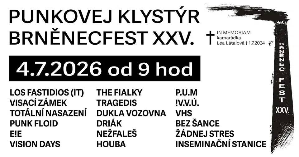 Brněnecfest 2026 (XXV) aneb Punkovej klystýr