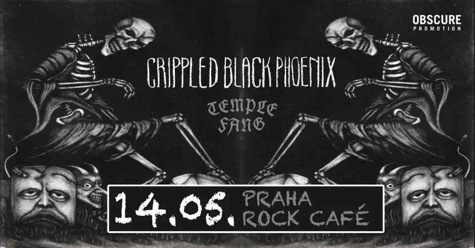 CRIPPLED BLACK PHOENIX, TEMPLE FANG - Praha