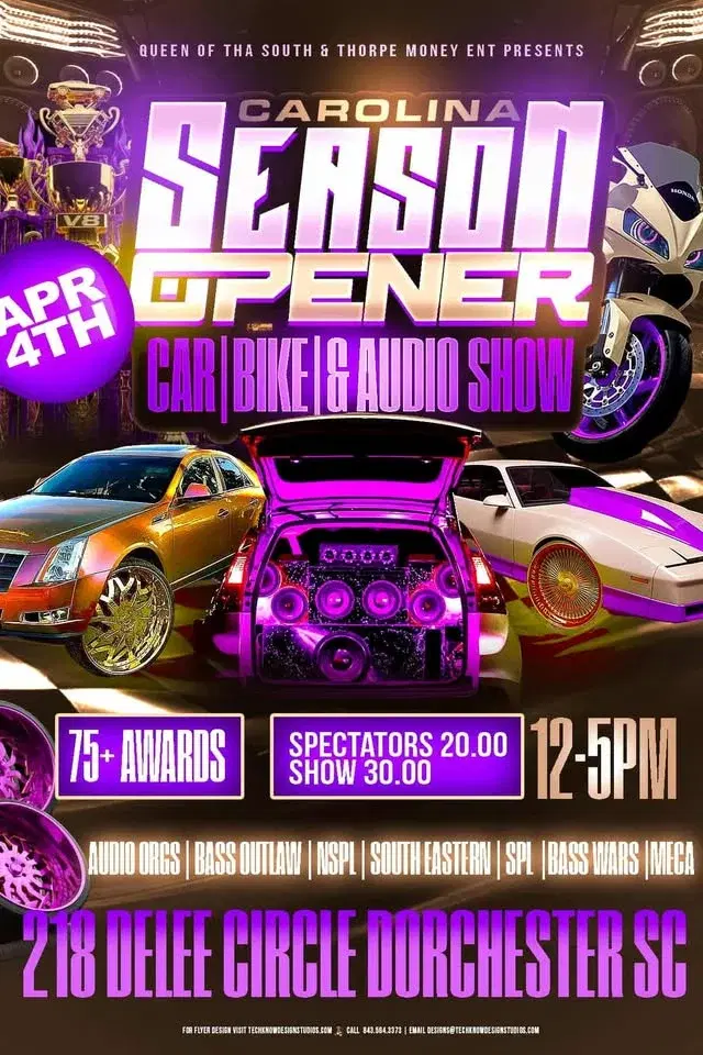Carolina Season Opener Car/ Truck bike & Audio Show