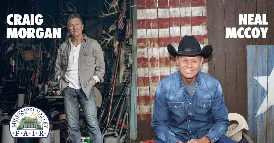 Craig Morgan & Neal McCoy - Mississippi Valley Fair 2026