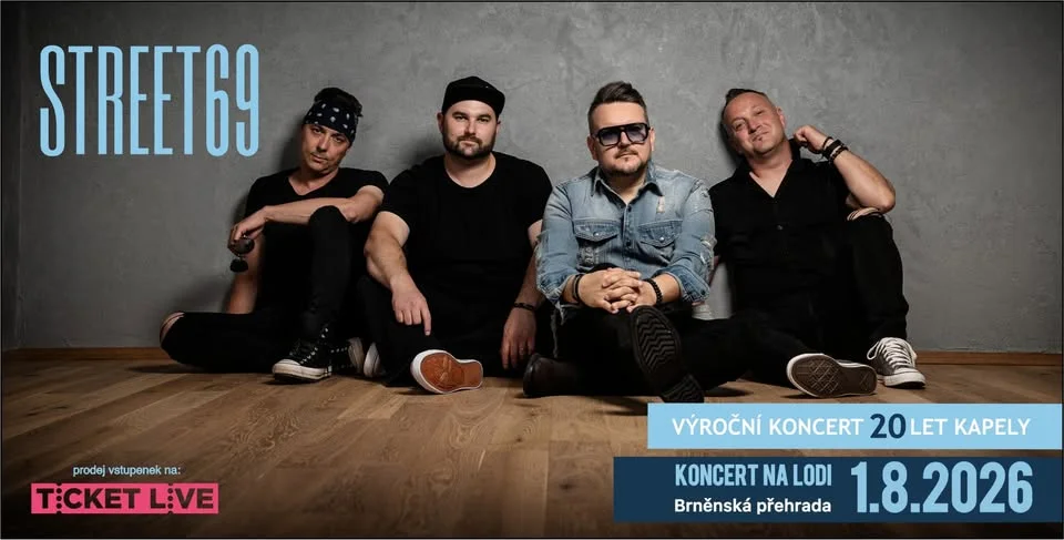 Street69 🎂 Narozeninový koncert: 20 let na jedné lodi 🚢