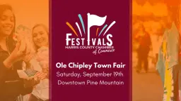 Ole Chipley Town Fair (Pine Mountain Fall Festival)