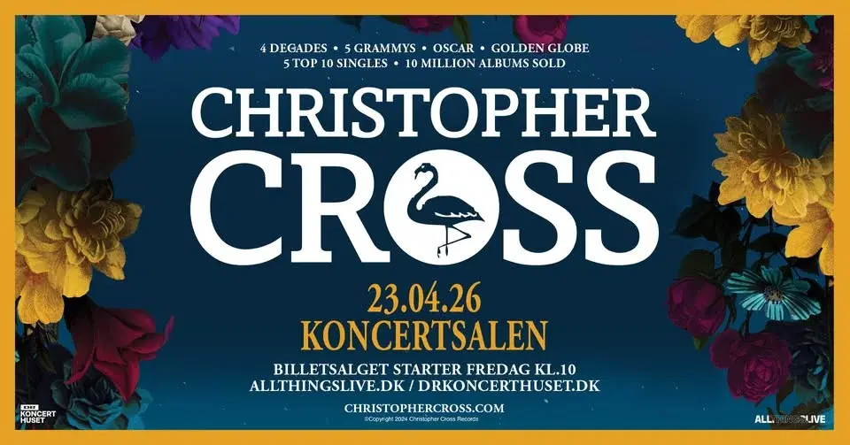 Få billetter! Christopher Cross - DR Koncerthuset - 23. april