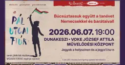 A Pál utcai fiúk – zenés játék - DUNAKESZI