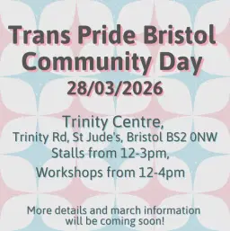 Trans Pride Bristol Community Day - stalls