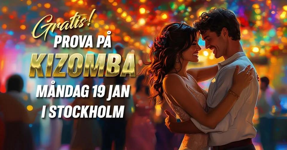 💥GRATIS💥 prova på KIZOMBA i Stockholm + Social Dans